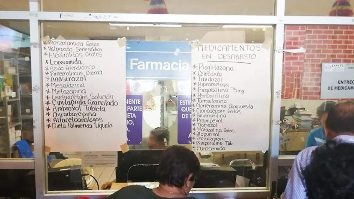 desabasto medicamentos issste